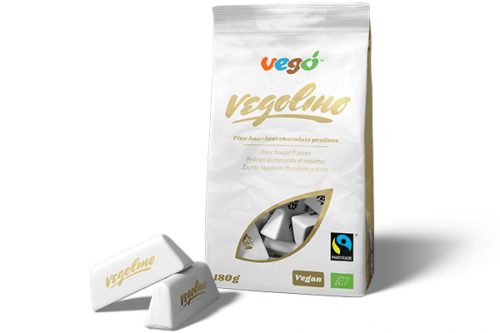 VEGO Bio Gluténmentes VEGOLINO Praliné mogyorós csokoládéval  180g